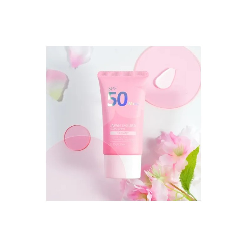 Set Cuidado Facial Laikou Sakura 4pcs Con Protector Solar