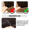 SARLA Invisible Wire Hair Extensions with 3 Clips Short Synthetic