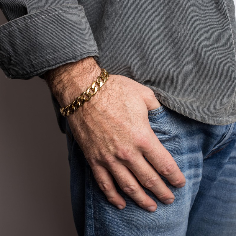 Akitsune Militium Chain Bracelet | Curb Chain Links Women Men