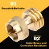 Mtsooning Adapter Konverter 1 LB Propan Gas Grill Adapter Konverter