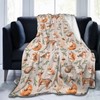 Duduho Cute Forest Animals Bed Blanket Ultra Soft Squirrel Mouse