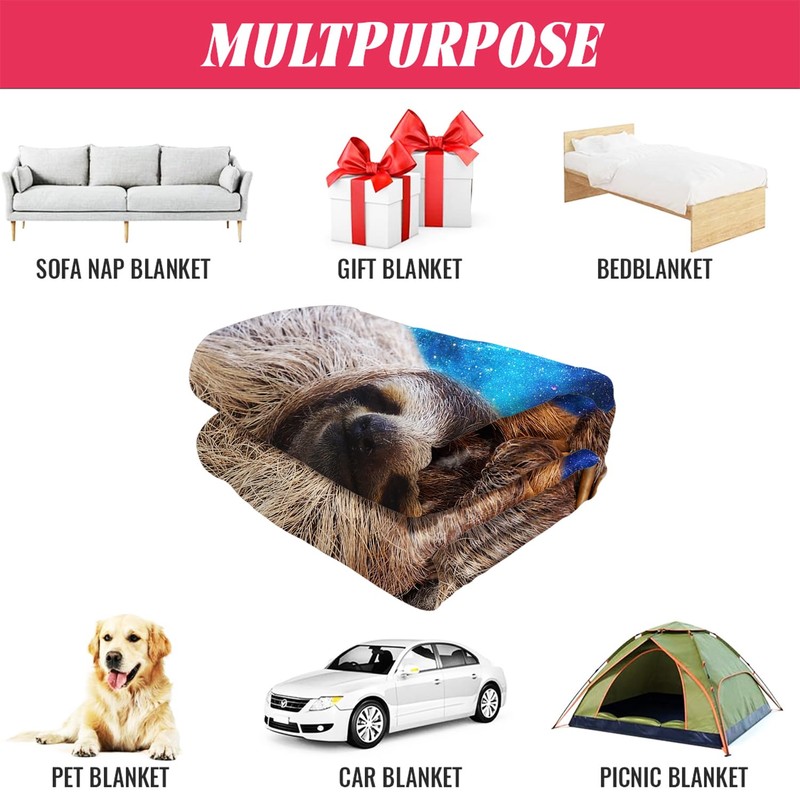 YISUMEI Galaxy Blanket 75 x 100 cm Cuddly Blankets Soft