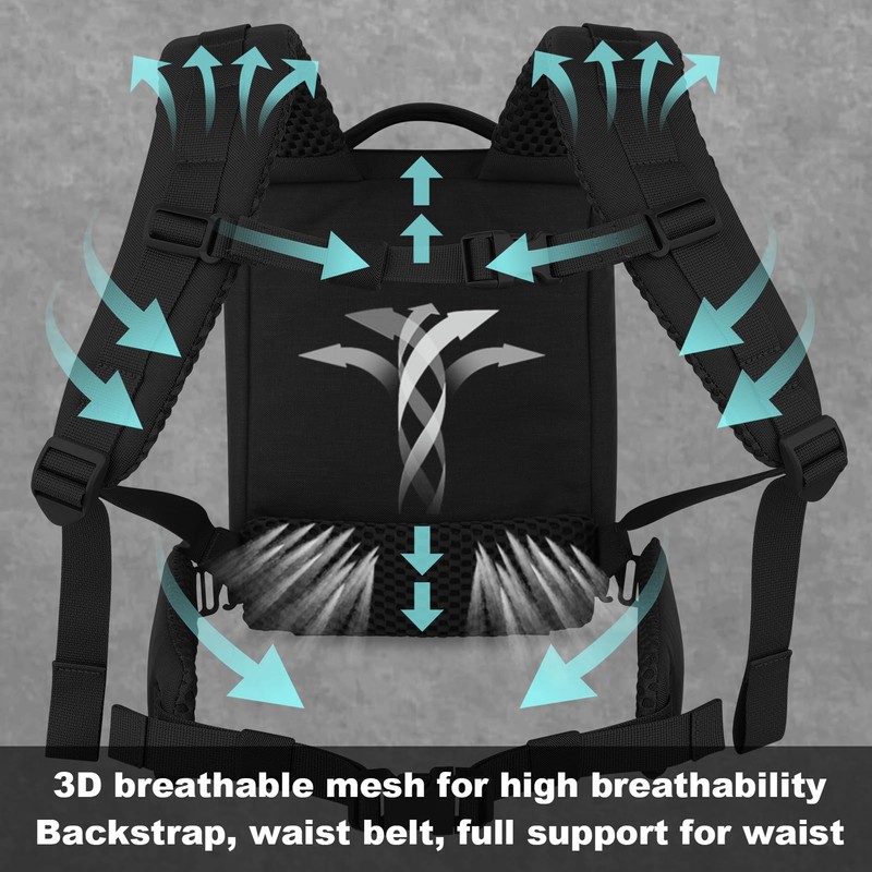 PETAC GEAR Rucking Backpack, Weighted Ruck Pack for Weight Plates
