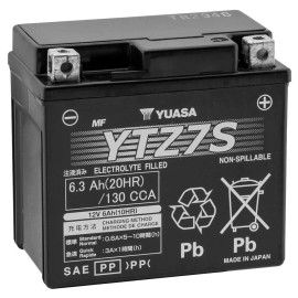 Yuasa YUAM727ZS YTZ7S Factory Activated YTZ High Performance AGM Battery