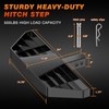 Kasnow Hitch Step for 2" Receiver, Universal Rear Bumper Protector