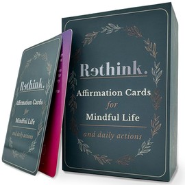 QUOKKA 95 Affirmation Cards - Anxiety Relief Items Meditation Cards for Mental Health - Calming Self Care for Women - Perfect Mindfulness Gift for Young & Adult