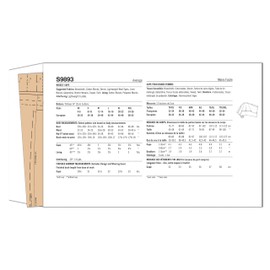 Simplicity Misses Jacket Sewing Pattern Packet, Multicolor