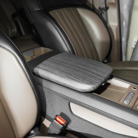 YOUTOOCAR Center Armrest Cover Trim Compatible with Kia EV9 2024-2025 Accessories (Wood Grain)