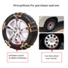 Aramox Snow Chain Car Anti Slip Tire Chains Cables Anti