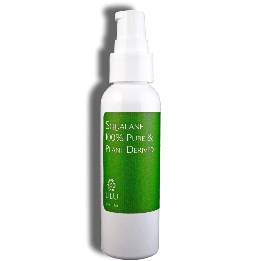 Squalane Oil - 100% Plant Derived Squalane Oil for Face and Hair - (2 oz/60 ml)