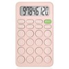 TuviKai Cute Pink 8-Digit LCD Calculator, Basic Four Function for