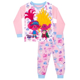 Trolls Pyjamas, Pyjamas for Girls, Children's Pyjamas, Girls, 104-140 cm, pink
