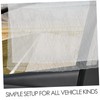 FUNOMOCYA Car Window Sun Shades Lace Mesh Privacy Curtain for