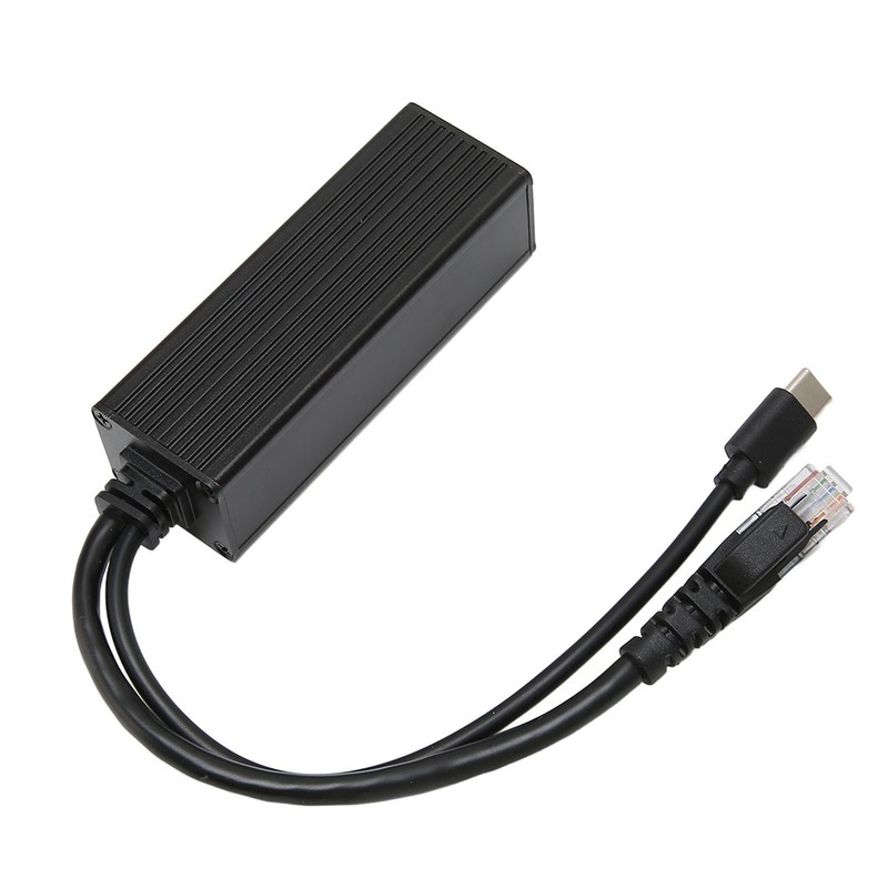 POE Splitter Metal Shell Design 5V 2.5A Type C Interface