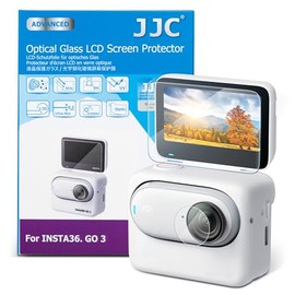 Screen Protector for Insta360 GO 3,Anti-Scratch Anti-Fingerprint 9H Hardness Tough Ultra HD Clear Tempered Glass Protector Film & Glass Lens Protector for Insta360 GO 3 Camera(Not for Insta360 GO 3S)