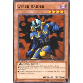 YU-GI-OH! - Cyber Raider (BPW2-EN008) - Battle Pack 2: War of The Giants - Round 2-1st Edition - Common
