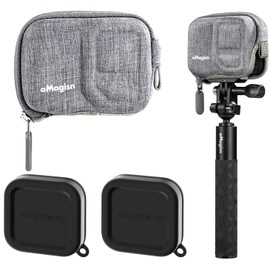 LINGHUANG Mini Bag Insta360 ACE Pro 2, ACE Pro Storage Case Protective Case for Camera Semy Hard Case Not Compatible with Protective Frame, Lens Cap + Mini Case