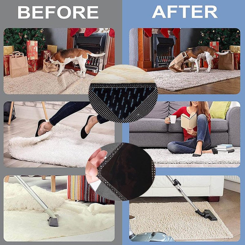 Natiform Carpet Anti-Slip Mat (5.4 x 3.9 inches (138 x