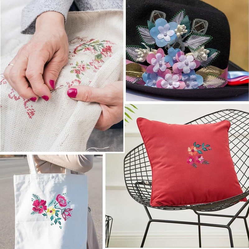 Embroidery Sheet, Water-Soluble Sheets for Embroidery, A4 Paper, 2 Sheets,