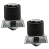 XGNG 2PCS Trolley Roller Limit Positioning Trolley Roller Wheels Limit
