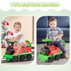 OLAKIDS Kids Ride On Train with Track, 6V Electric Toy