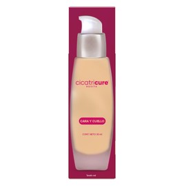 CICATRICURE - Maquillaje Lquido Tono Medio. Anti-arrugas bi-efecto color y tratamiento, pelcula de color que oculta lneas de expresin y unifica el... 