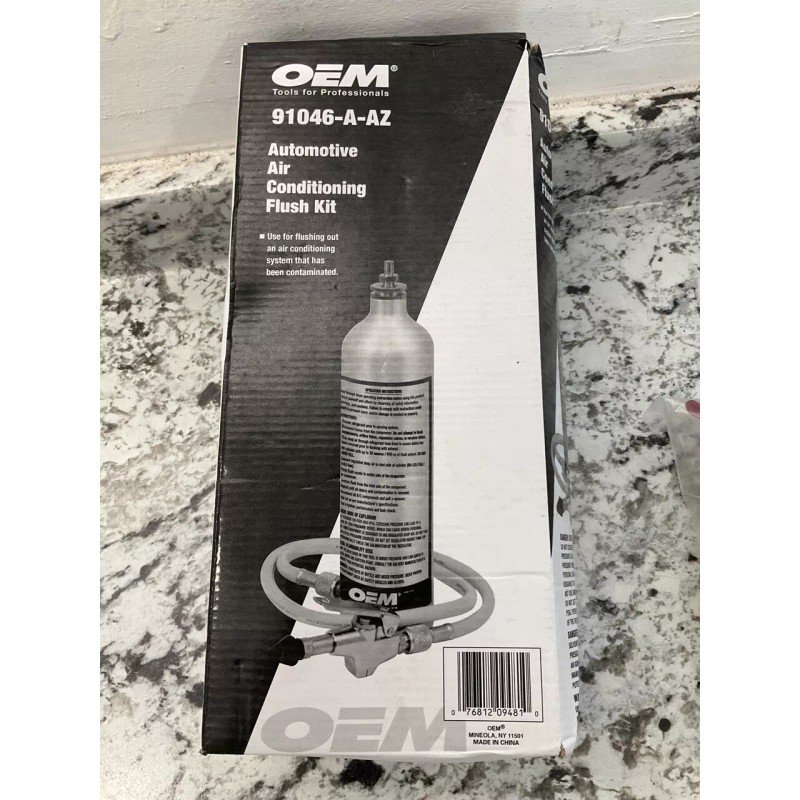 OEM Tools 91046-A-AZ A/C System Flush Kit Removes Oil And