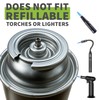 COOKKING 8oz Butane Fuel Canisters Cylinders with Dual Safety System