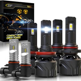 Cougar Motor Compatible with 2015-2020 F150 2009-2018 1500 2500 3500 2008-2018 Sequoia, H11 9005 Bulbs + H10 9145 9140 Fog Bulbs Combo 6500K Plug and Play Pack of 6