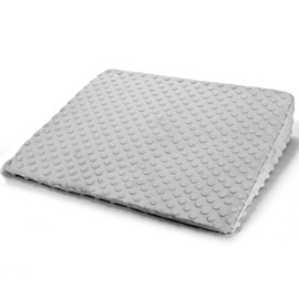 BlissfulAbode Wedge Pillow for Kids,Memory Foam for Back,Legs & Knees, Relaxation and Comfort, Soft and Breathable, Dot Texture Pillow for Reading Watching TV Gaming Sleeping, Fit for Sofa Floor Room