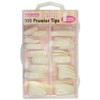 byu-texi-neira- Nail puremiatippusu fo-marusukuea Assorted Clear Pt – 6 N 100P