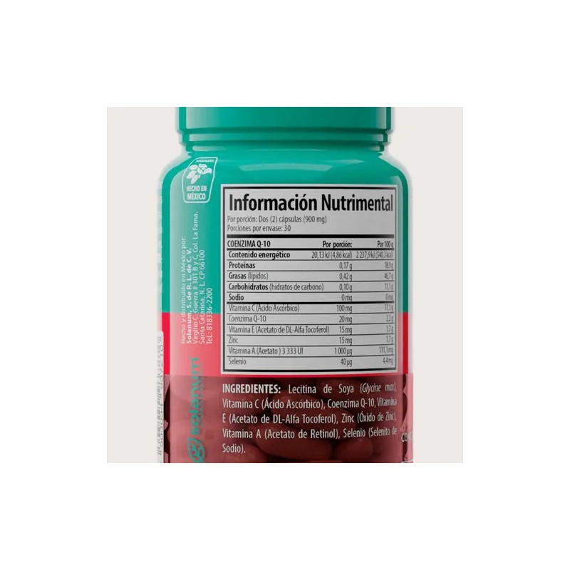 Solanum Vitaminas Y Minerales Coq-10 60caps De 450mg Sin sabor