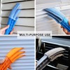3 Pack Microfiber Feather Duster with 6 Microfiber Sleeves, Window