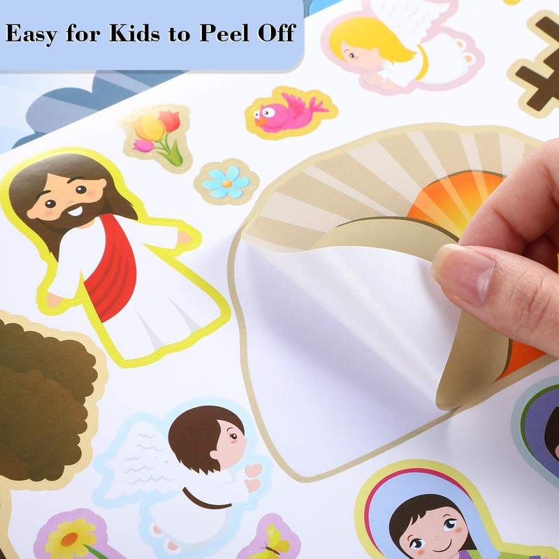 Easter Stickers 10 Set for School Supply Classroom Activity Easter