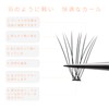 LASHIDOL Matsueku Self Partial False Eyelashes, Natural, Cluster Eyelashes, Easy,