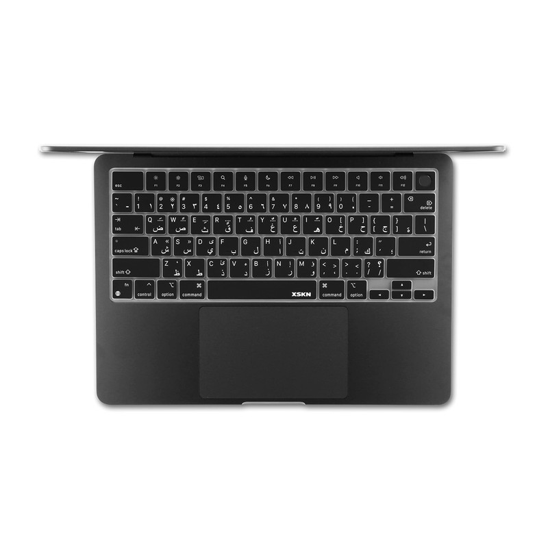XSKN Arabic Black US Version Silicone Keyboard Cover for 2023