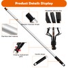 Zhaoyao 12 FT High Ceiling Light Bulb Changer with Pole,