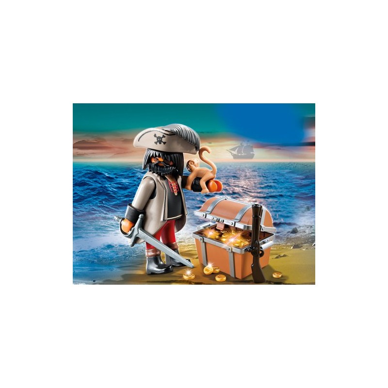 Playmobil Gloomy Pirate with Treasure Chest 4767