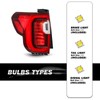 SOCKIR Fit for 2020-2023 GMC Acadia FULL LED Tail Light