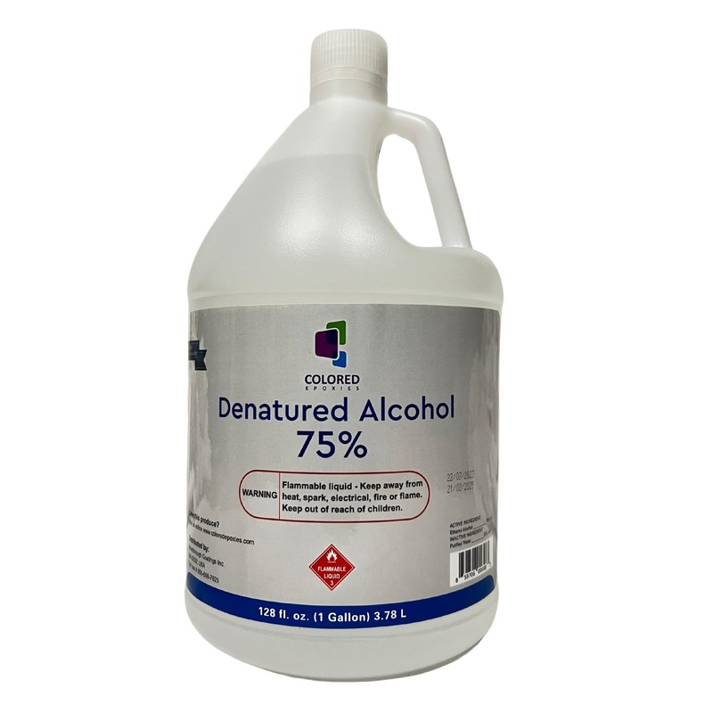 colored epoxies 75% Colored Epoxies Denatured Alcohol 1 Gallon and