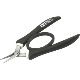 Tamiya 300074084 Mini Bending Pliers for PE, Black/White