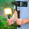 Denash LED Fill Light, Portable Mini 5500K Energy Saving Video