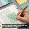 Mr. Pen- Transparent Sticky Notes, 3”x3”, Coastal Calm, 12 Pads,