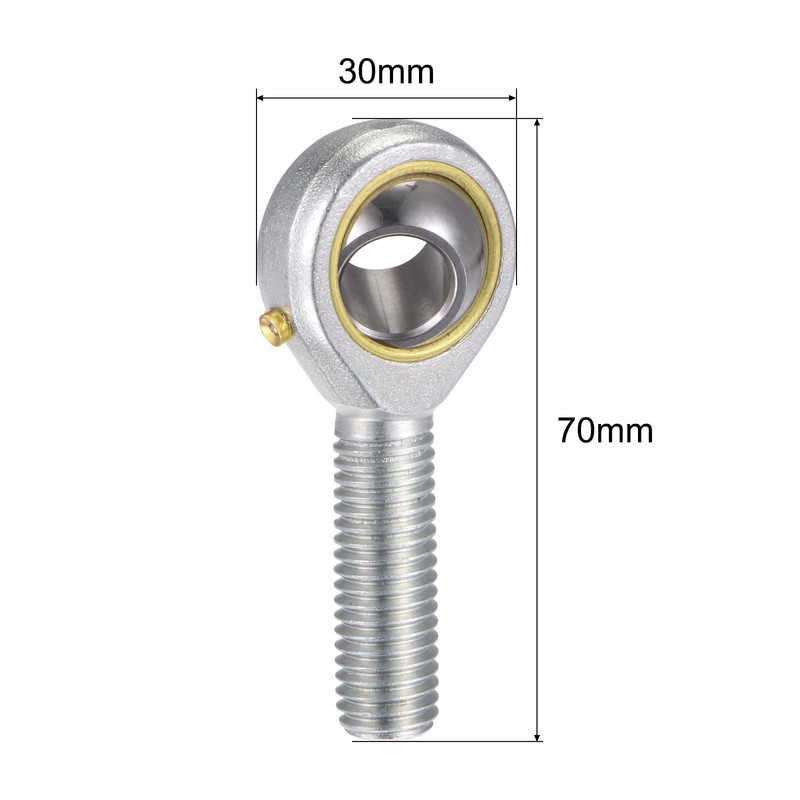 sourcing map 2pcs POS12 Spherical Rod End Bearing 12mm Bore