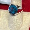 Natural Creations mens sterling silver ring Size 12 Shattuckite