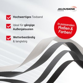 Texband External Blind 6 x 0.33 mm Including 2 Loops (Grey, 300 cm)