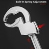 Universal Adjustable Double Ended Wrench Multifunctional Bathroom Wrench Repair Disassembly