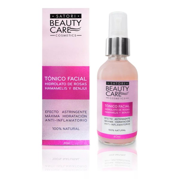 Satori Beauty Care Cosmetics Tónico Astringente Anti Acne Hidrolato De Rosas Satori B C
