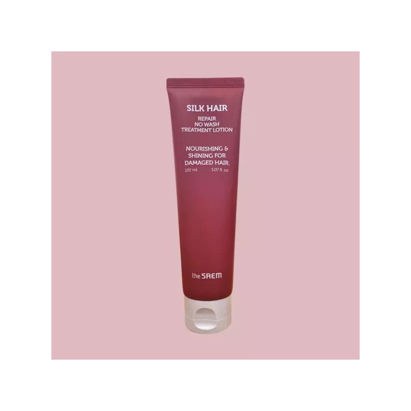 The Saem 더샘 실크 헤어 리페어 노워시 트리트먼트 로션 150ml