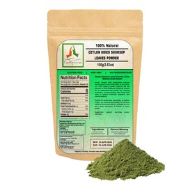 Lakpura® Dried Soursop Leaves Powder (100g/3.5oz) Graviola Leaves Ground for Tea (Herbal Use)